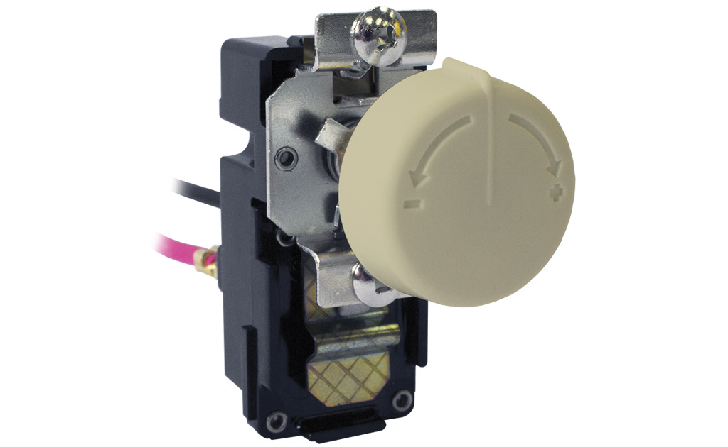 Product image for King TKIT-1A Built-in Single Pole Single Throw Thermostat Kit, Almond