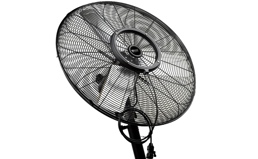 King Electric Commercial Outdoor Rated Oscillating Air Circulator Fan w/Pedestal Base, 8200 CFM, 30 Inch