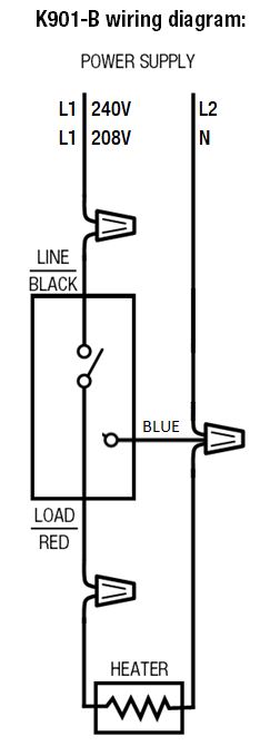 King Electric | Hoot WIFI Support - How To Wire Single Pole - Model K901-B