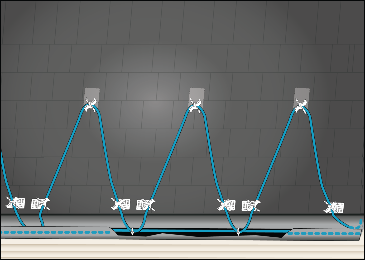 King Electric Selecting the Required Heating Cable Length for Roof